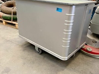 Alu kar op wielen - verende bodemwagen - afbeelding 1 van  6