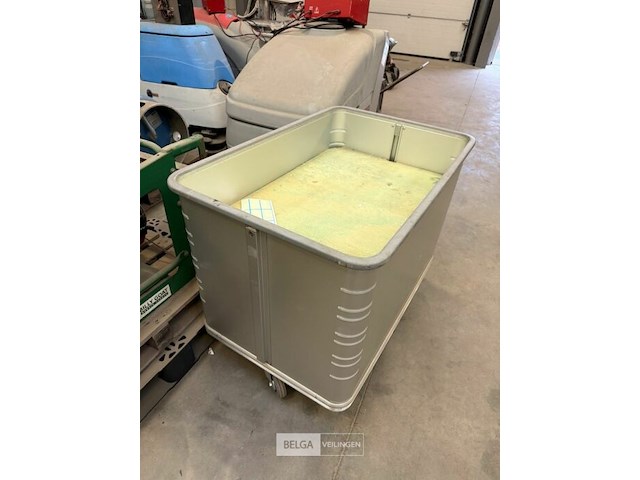 Alu kar op wielen - verende bodemwagen - afbeelding 2 van  6