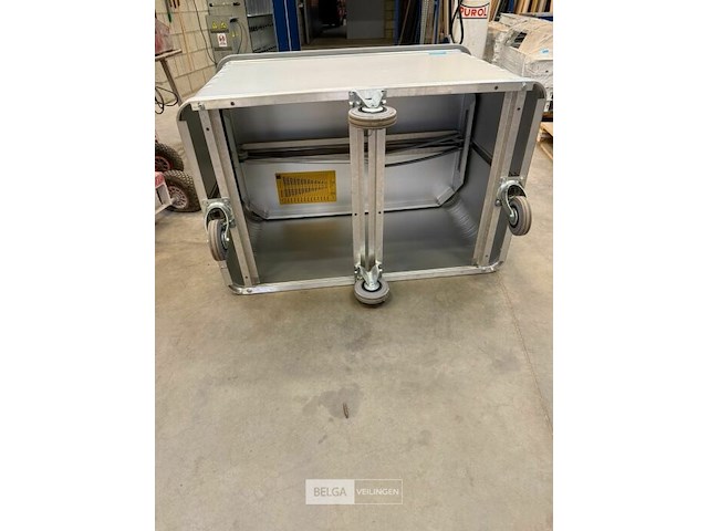 Alu kar op wielen - verende bodemwagen - afbeelding 6 van  6