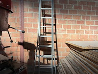 Alu ladder 2x 10 treden
