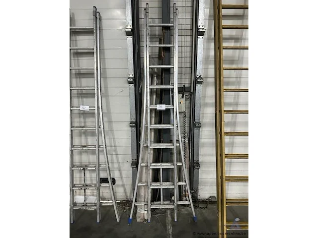 Alu ladder vv 2x10 sporten - afbeelding 1 van  1