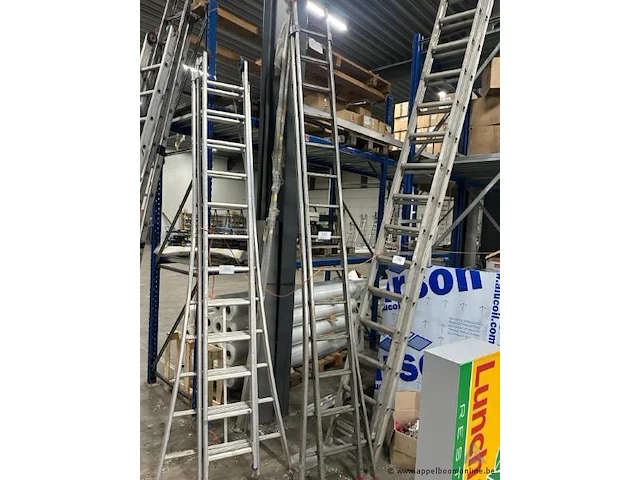 Alu ladder vv 2x12 sporten - afbeelding 1 van  1