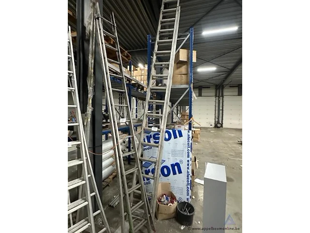 Alu ladder vv 2x16 sporten - afbeelding 1 van  1