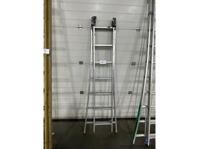 Alu ladder vv 2x7 sporten - afbeelding 1 van  1