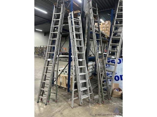 Alu ladder vv 3x12 sporten - afbeelding 1 van  1