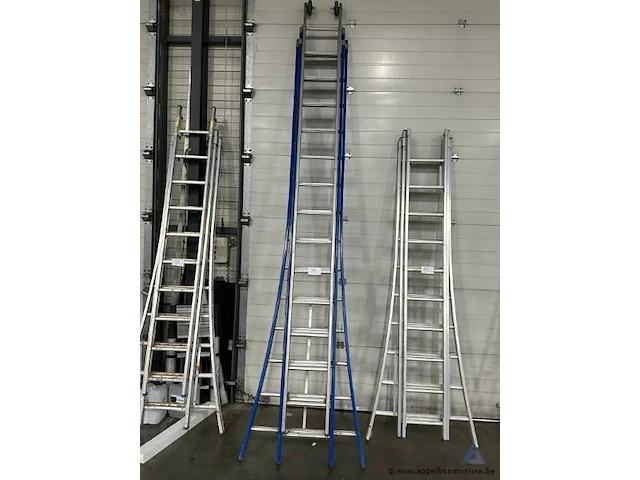 Alu ladder vv 3x14 sporten - afbeelding 1 van  1