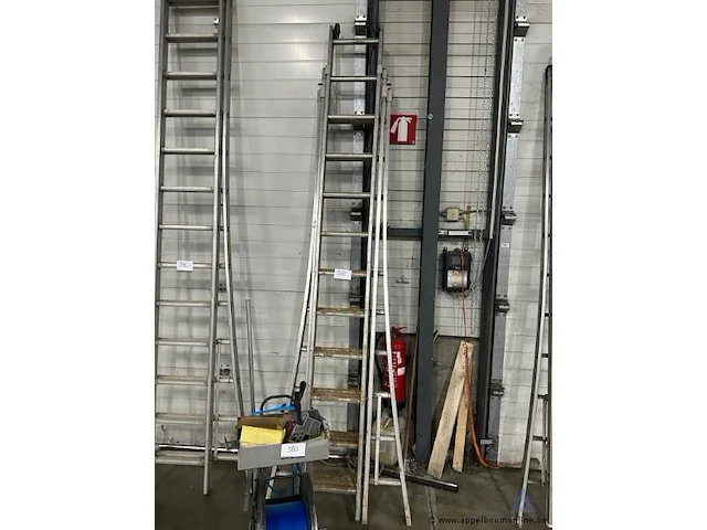 Alu ladders 2x10 sporten - afbeelding 1 van  1