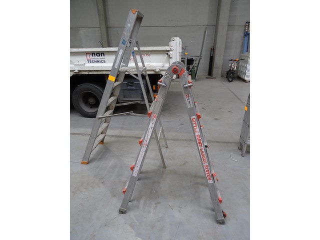 Alu little giant ladder + alu trapladder - afbeelding 1 van  4