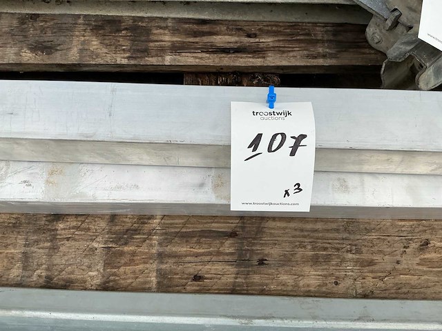 Alu metsersprofiel (3x) - afbeelding 1 van  2