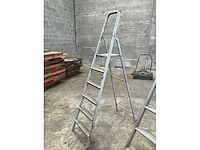 Alu opklapbare trapladder - afbeelding 1 van  4