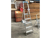 Alu opklapbare trapladder - afbeelding 1 van  2
