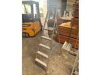 Alu opklapbare trapladder - afbeelding 2 van  2