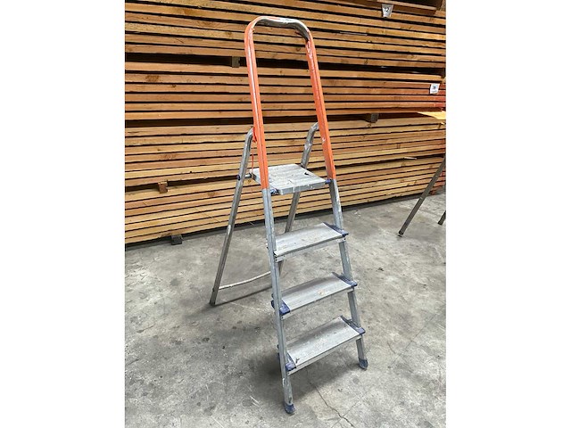 Alu opklapbare trapladder - afbeelding 2 van  3