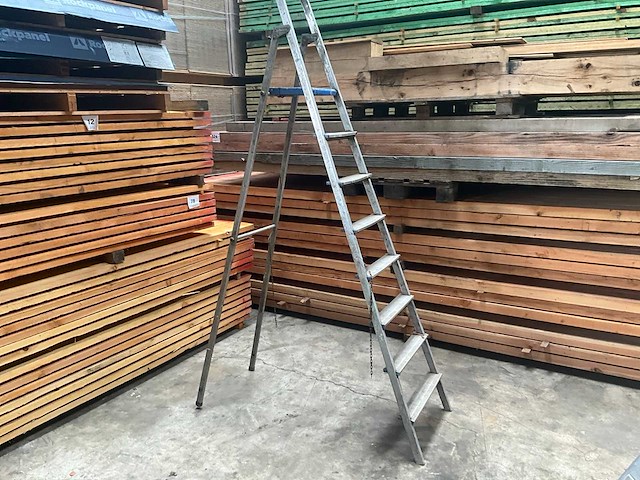 Alu opklapbare trapladder - afbeelding 1 van  3