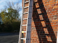 Alu opsteekladder 3-delig 1 stuk - afbeelding 3 van  4