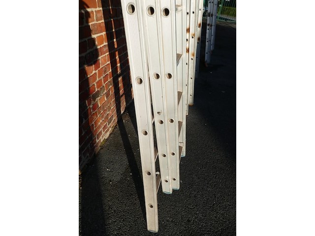 Alu opsteekladder 3-delig 1 stuk - afbeelding 4 van  4