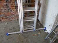 Alu opsteekladder 3-delig solide 1 stuk - afbeelding 2 van  7