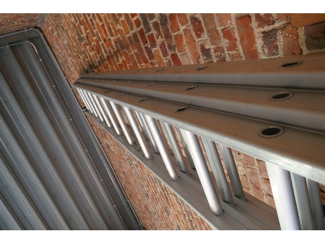 Alu opsteekladder 3-delig solide 1 stuk - afbeelding 7 van  7