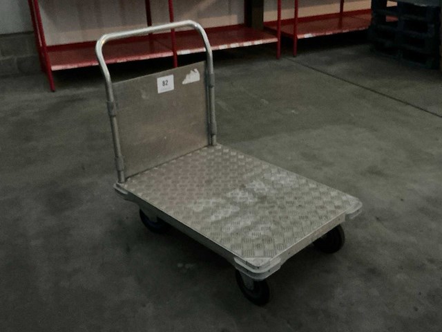 Alu plateauwagen - afbeelding 1 van  3