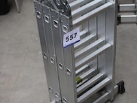 Alu plooiladder - afbeelding 1 van  2