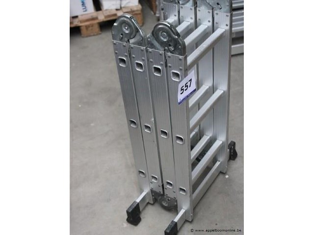 Alu plooiladder - afbeelding 2 van  2