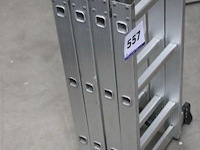 Alu plooiladder - afbeelding 2 van  2