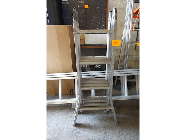 Alu plooiladder - afbeelding 2 van  3