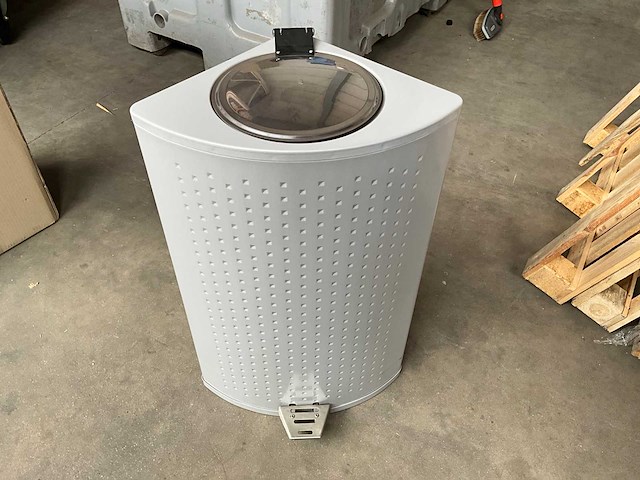 Alu quatro pedaalemmer hoogte 70cm lichtgrijs - afbeelding 1 van  6