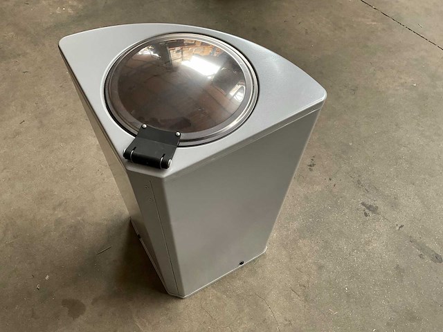 Alu quatro pedaalemmer hoogte 70cm lichtgrijs - afbeelding 4 van  6