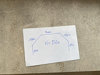 Alu ramen met zonnewering (zie tekening) - afbeelding 3 van  3