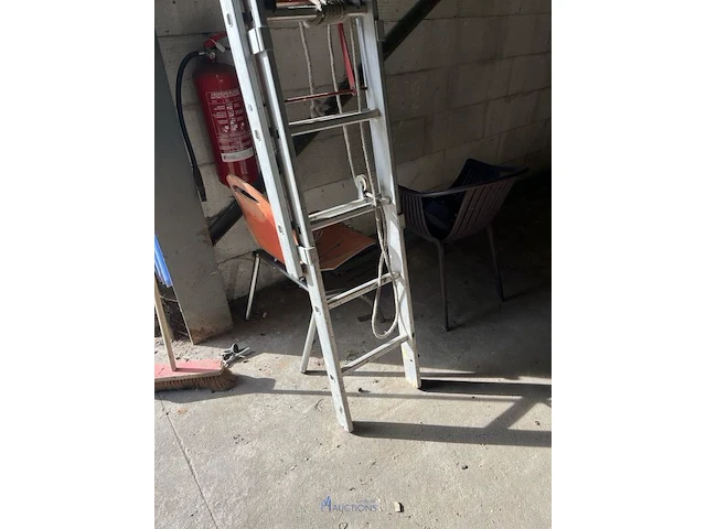 Alu schuifladder 2 x 13 treden - afbeelding 3 van  4