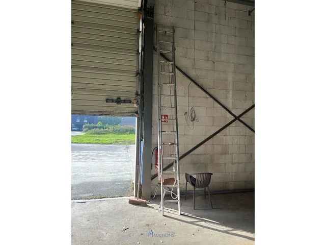 Alu schuifladder 2 x 13 treden - afbeelding 2 van  4