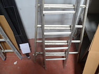 Alu schuifladder 2x10 treden - afbeelding 4 van  5