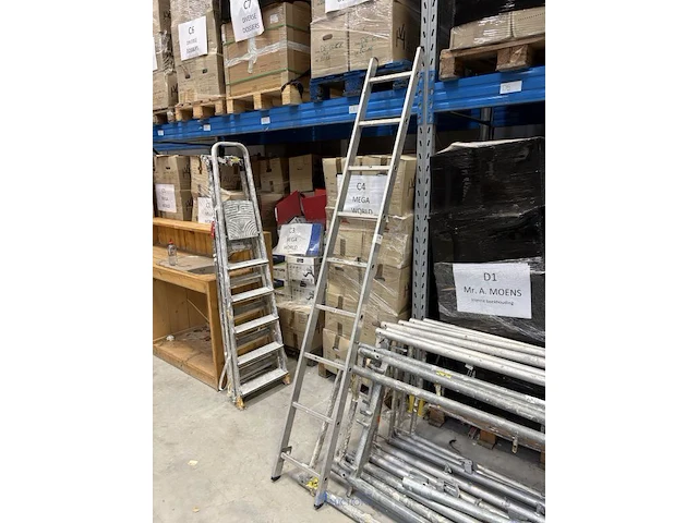 Alu schuifladder element - afbeelding 1 van  2