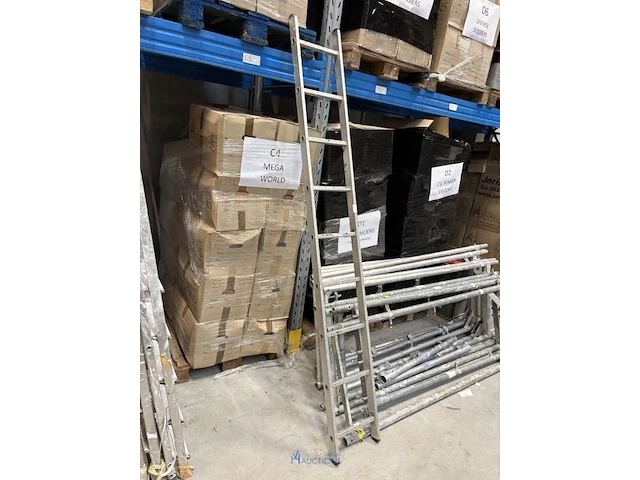 Alu schuifladder element - afbeelding 2 van  2