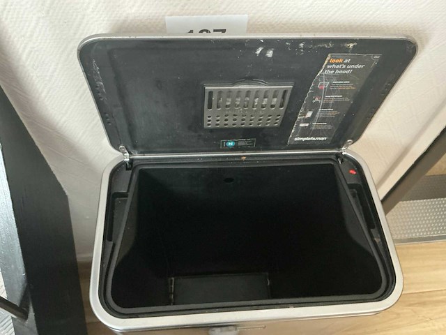 Alu simplehuman afvalemmer - afbeelding 3 van  4