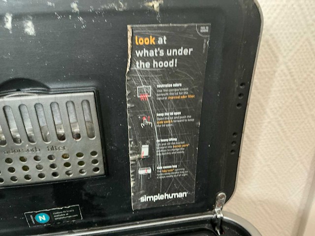 Alu simplehuman afvalemmer - afbeelding 4 van  4