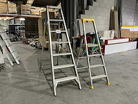 Alu trapladder (2x) - afbeelding 2 van  3