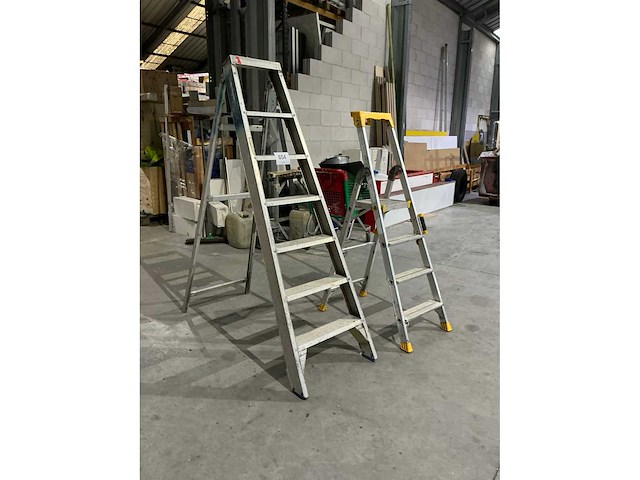 Alu trapladder (2x) - afbeelding 3 van  3