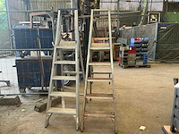 Alu trapladder (2x) - afbeelding 1 van  5