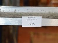 Alu trapladder 3 treden, alu plooiladder 2x2 treden - afbeelding 5 van  6