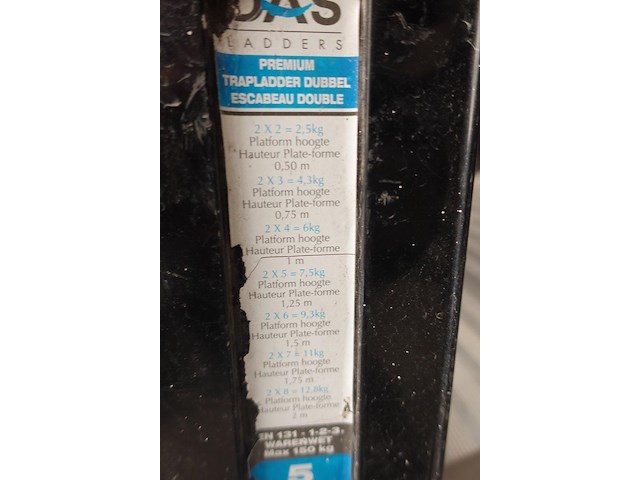 Alu trapladder das - afbeelding 4 van  4