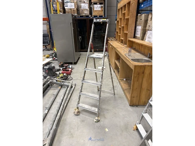 Alu trapladder hailo - afbeelding 1 van  4
