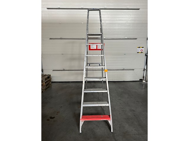 Alu trapladder solide - afbeelding 1 van  2