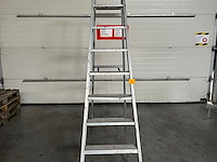 Alu trapladder solide - afbeelding 1 van  2