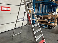 Alu trapladder solide - afbeelding 2 van  2