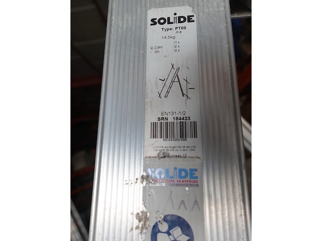 Alu trapladder solide - afbeelding 3 van  4