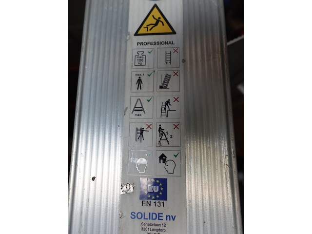 Alu trapladder solide - afbeelding 4 van  4