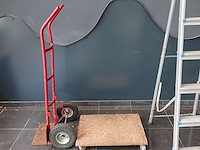 Alu trapladder + steekwagen - afbeelding 3 van  3