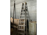 Alu trapladder - afbeelding 2 van  2